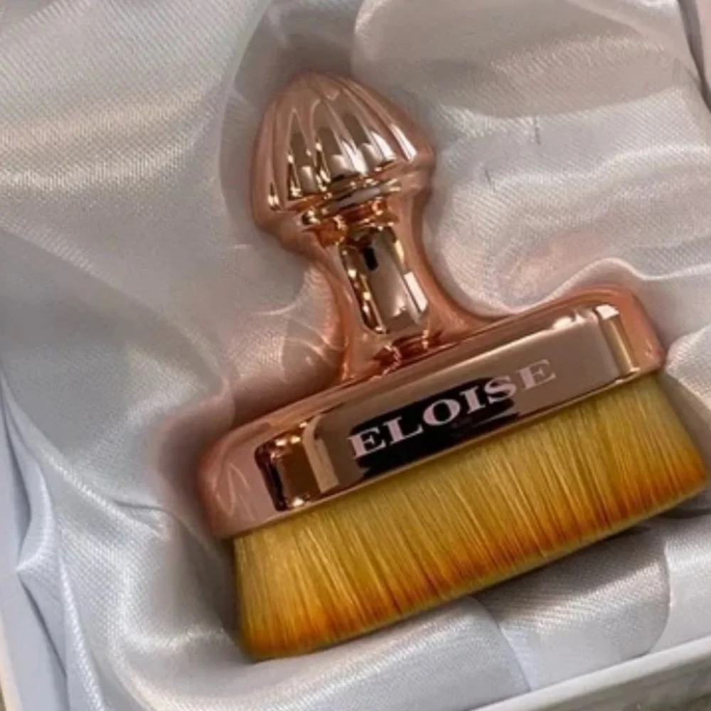 Eloise Beauty Mini Tear‎ Drop Brush RoseGold Finish NWT/NEW Eloise Beauty